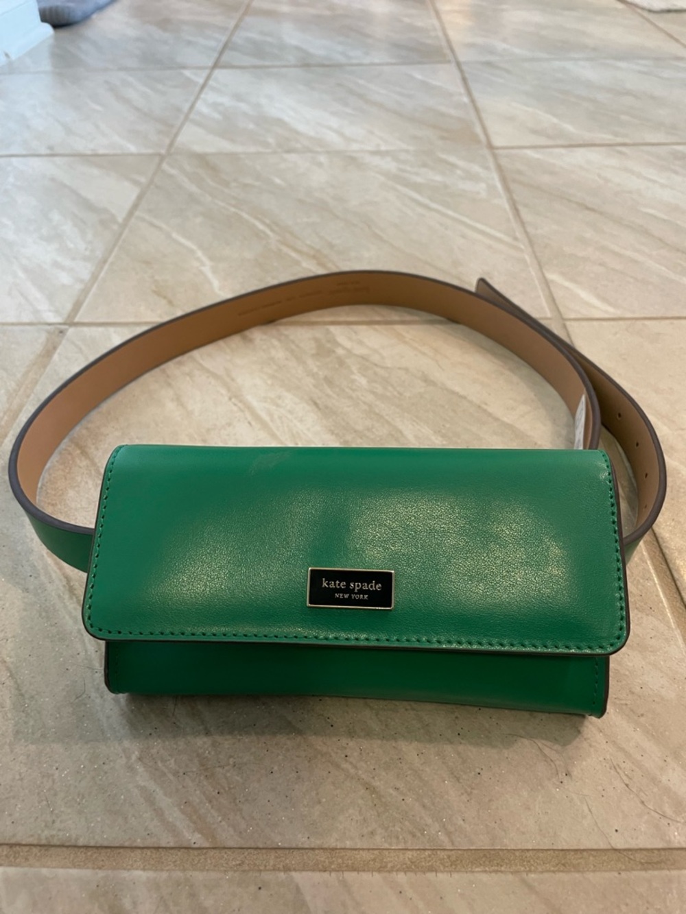 kate spade Green Leather Mini Belt Bag